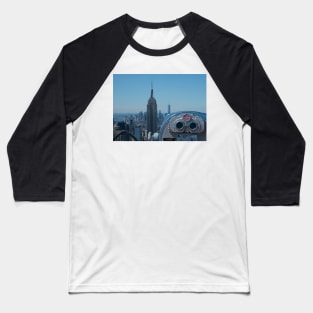 Turn to clear vision - New York skyline Baseball T-Shirt